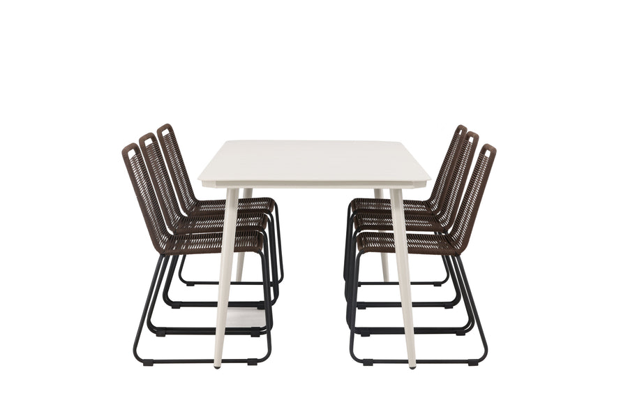 Lina Rechteckige Essgruppe 