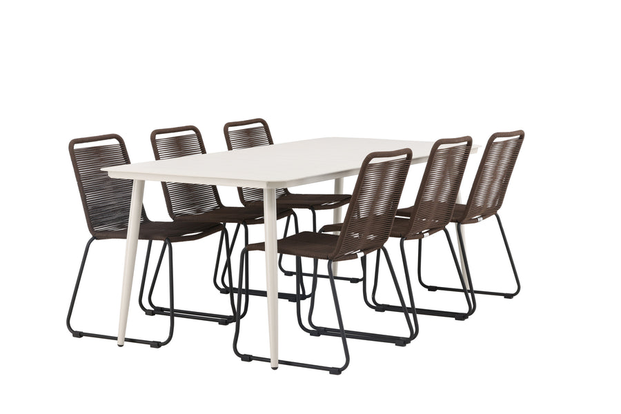 Lina Rechteckige Essgruppe 