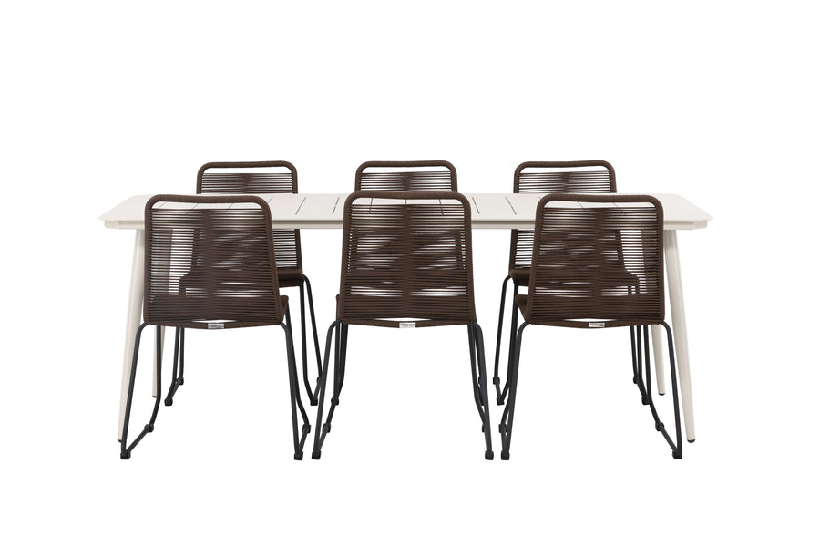 Lina Rechteckige Essgruppe 