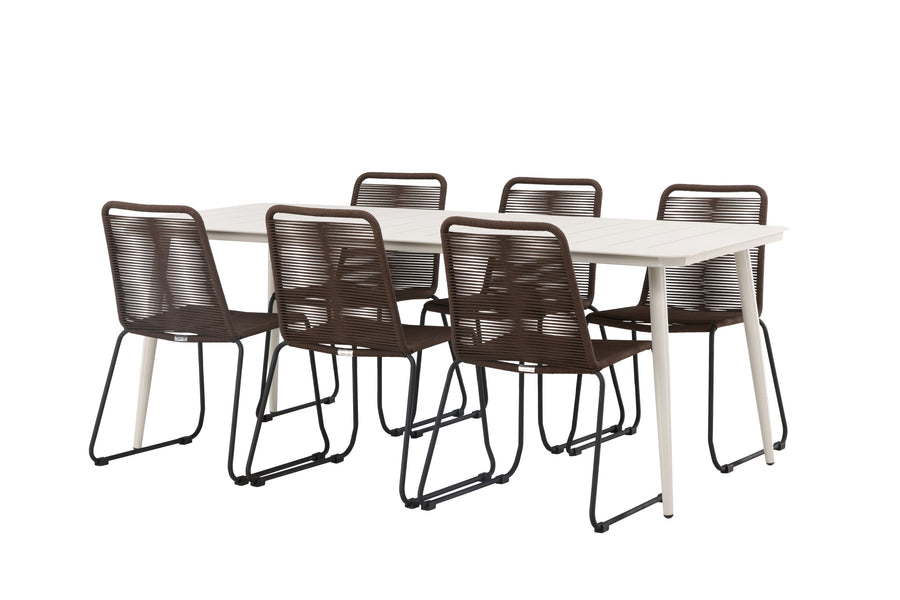 Lina Rechteckige Essgruppe 