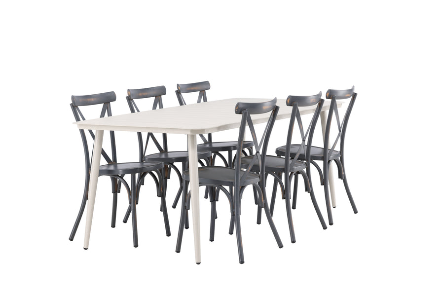 Lina Rechteckige Essgruppe 