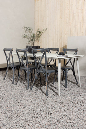 Lina Rechteckige Essgruppe 
