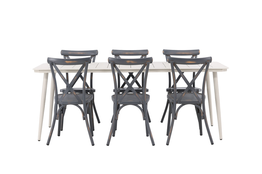 Lina Rechteckige Essgruppe 