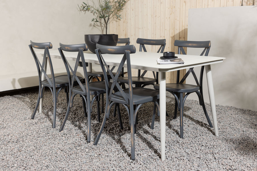 Lina Rechteckige Essgruppe 