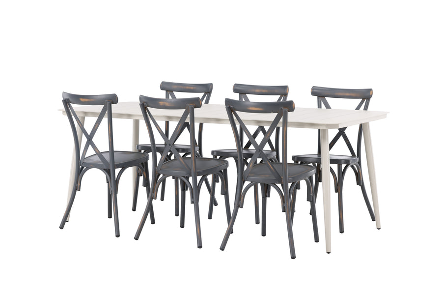 Lina Rechteckige Essgruppe 