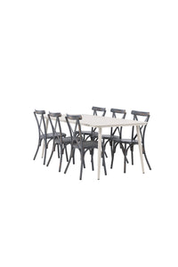 Lina Rechteckige Essgruppe 