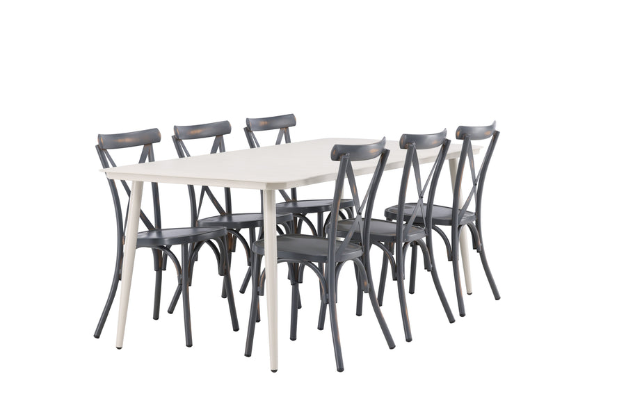 Lina Rechteckige Essgruppe 