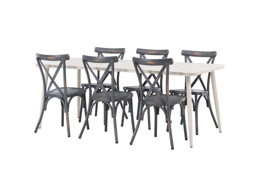 Lina Rechteckige Essgruppe 