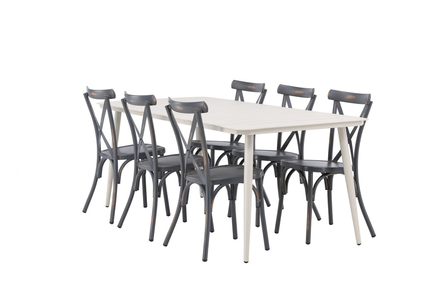 Lina Rechteckige Essgruppe 