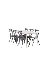 Lina Rechteckige Essgruppe 