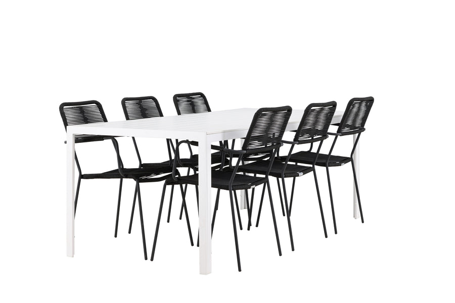 Break rechteckige Essgruppe 