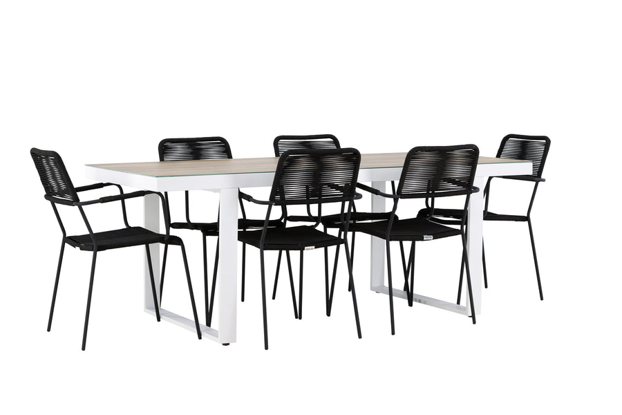 Merlo Rechteckige Essgruppe 