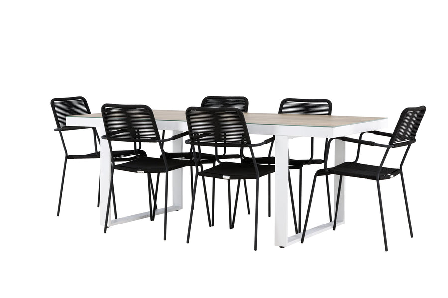 Merlo Rechteckige Essgruppe 