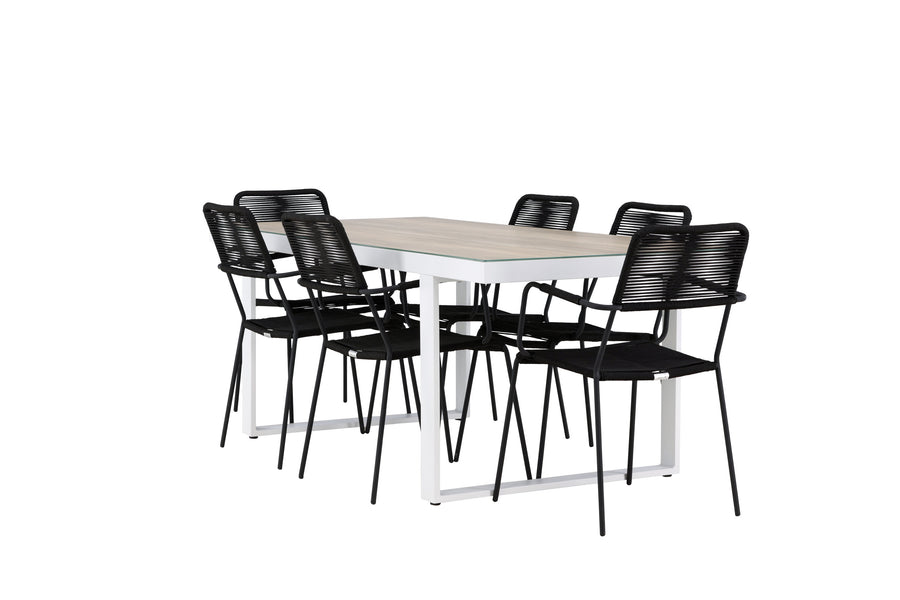 Merlo Rechteckige Essgruppe 