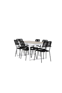 Merlo Rechteckige Essgruppe 
