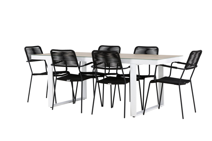 Merlo Rechteckige Essgruppe 