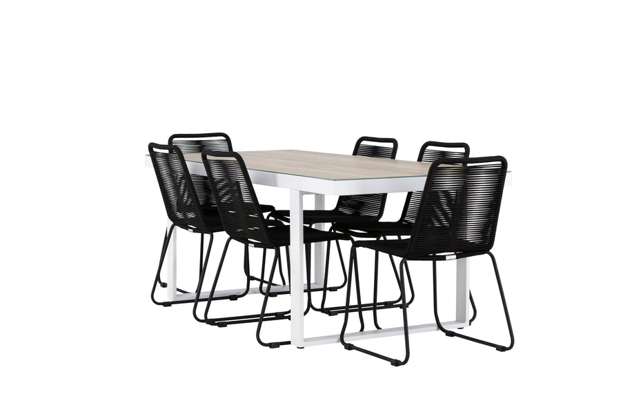 Merlo Rechteckige Essgruppe 
