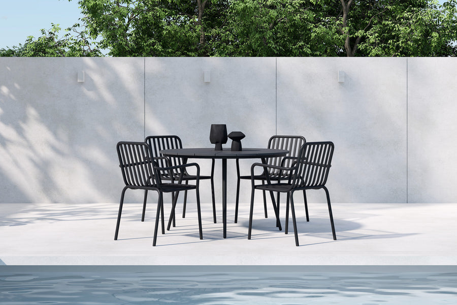 San Vito Essgruppe mit den Stühlen Peking 