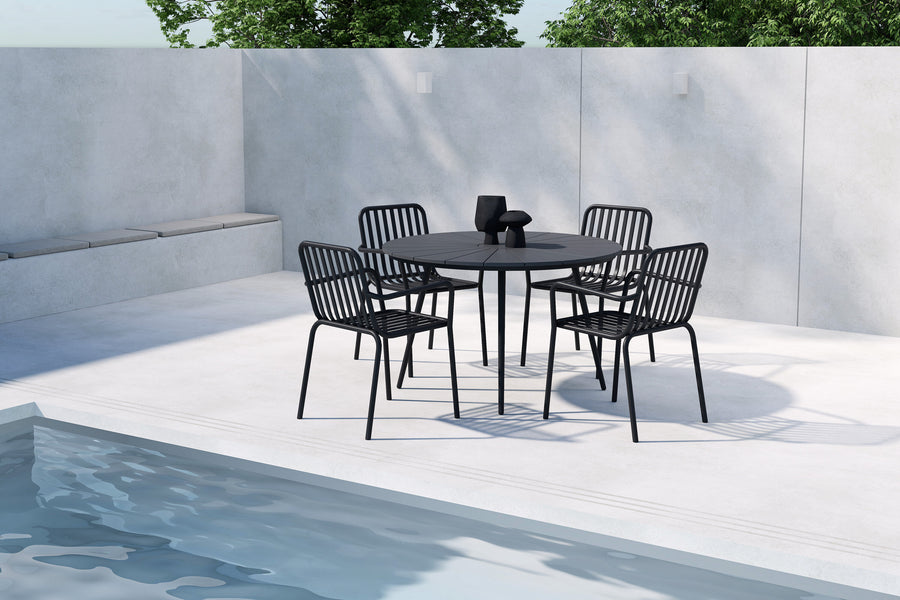 San Vito Essgruppe mit den Stühlen Peking 