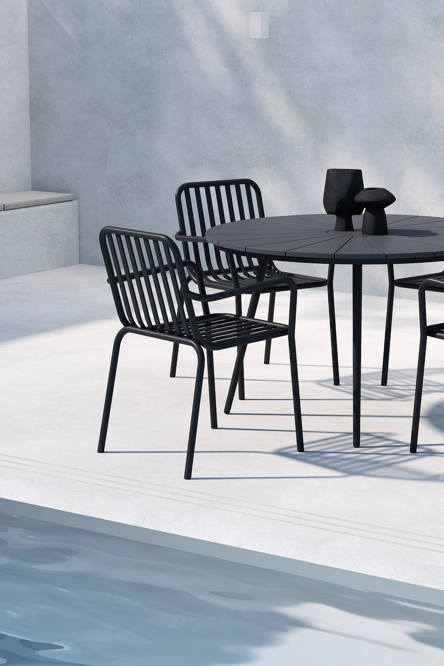 San Vito Essgruppe mit den Stühlen Peking 