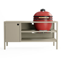 UMAMI Uteküche Modul 3 für Kamado + Kamado BONO Limited, beige / rot
