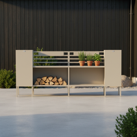 Kummin Außenküche Duo – Paket, beige