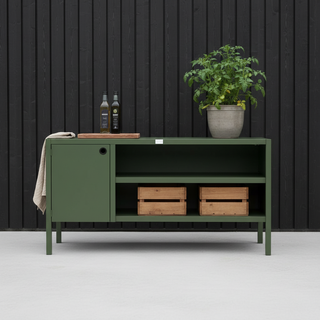 UMAMI Uteküchenpaket, Spülmodul sowie Modul 3, grün