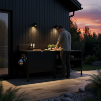 Sonderpreis UMAMI Außenküche Modul 1 + 2 inkl. Abdeckung, schwarz