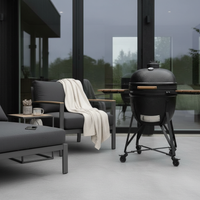 Kamado Nordic Flame 25" med underrede och sidobord
