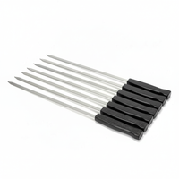 Grillspieße 8er-Pack breit mit Tasche