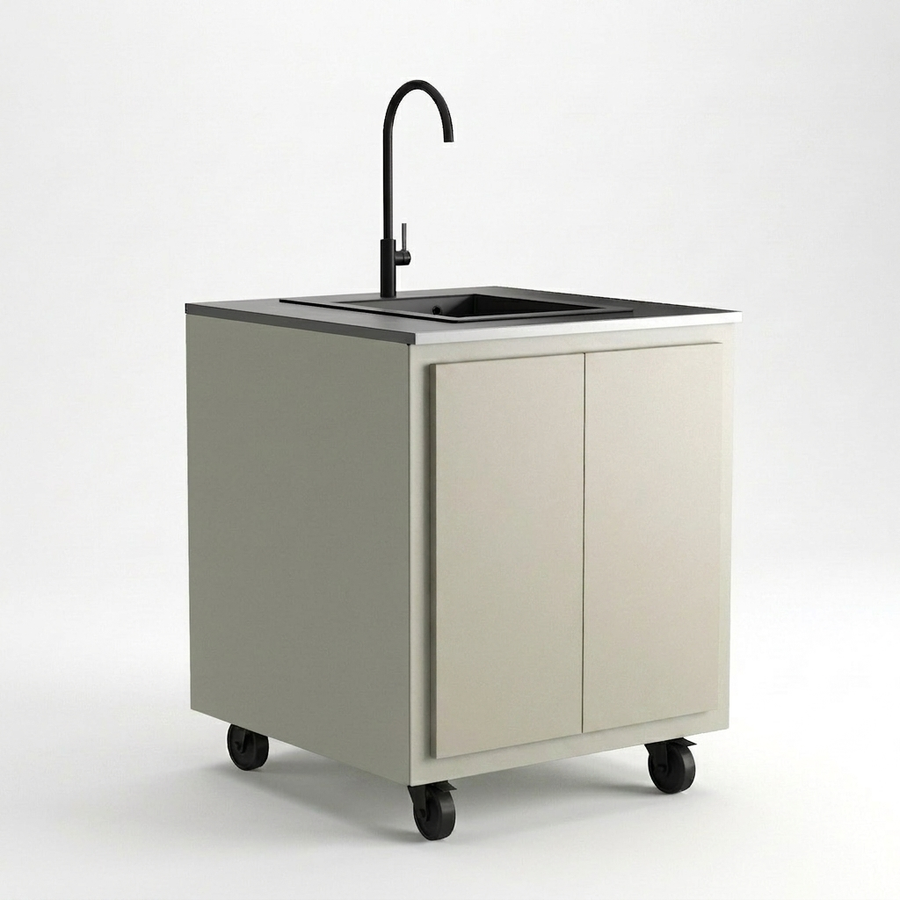 Gastro-Außenküchenkombination mit 3 Modulen + Kamado SUMO Maxi