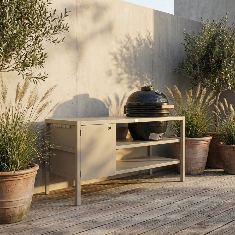 UMAMI Modul 3, beige + schwarzer Kamado NORDIC FLAME 