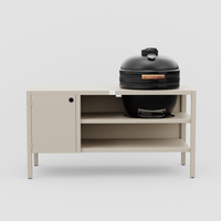 UMAMI Modul 3, beige + schwarzer Kamado NORDIC FLAME 