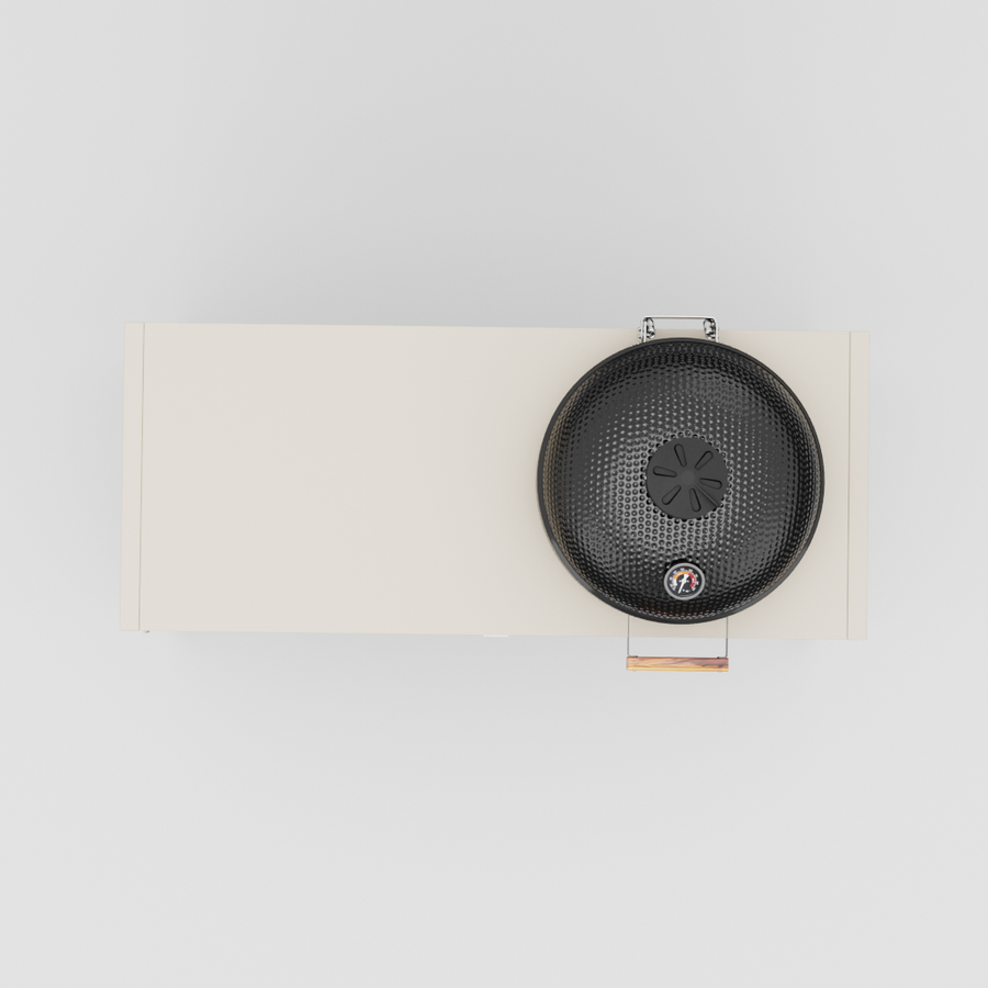 UMAMI Modul 3, beige + schwarzer Kamado NORDIC FLAME 