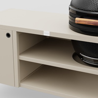 UMAMI Modul 3, beige + schwarzer Kamado NORDIC FLAME 