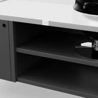 UMAMI Modul 3, schwarz / Edelstahl + schwarzer Kugelgrill NORDIC FLAME 