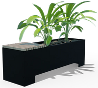 BOTANI Holzsitz für Blumentopf