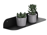 Wandregal abgerundet